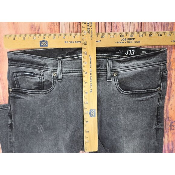 Armani Exchange Mens Slim J13 Gray Jeans Size 32x32 Slim Fit - Picture 8 of 9